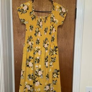 Mustard Yellow Dress